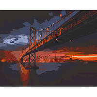 Картина по номерам Golden Gate Золотые Ворота 40х50 см