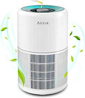 Очистители воздуха AIRTOK для дома в спальне, воздушный фильтр H13 True HEPA для удаления дыма,