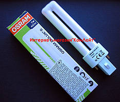 Лампа OSRAM DULUX S 7W/840 G23