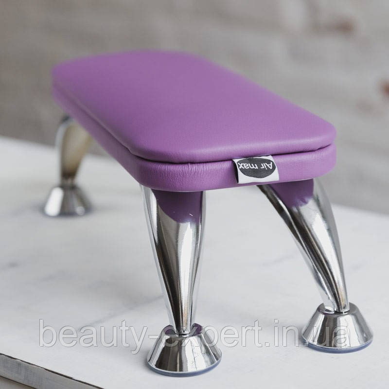 Підставка манікюрна під руки клієнта на хром ніжках Air max пуф-підставка для витяжки майстра манікюру, фото 1