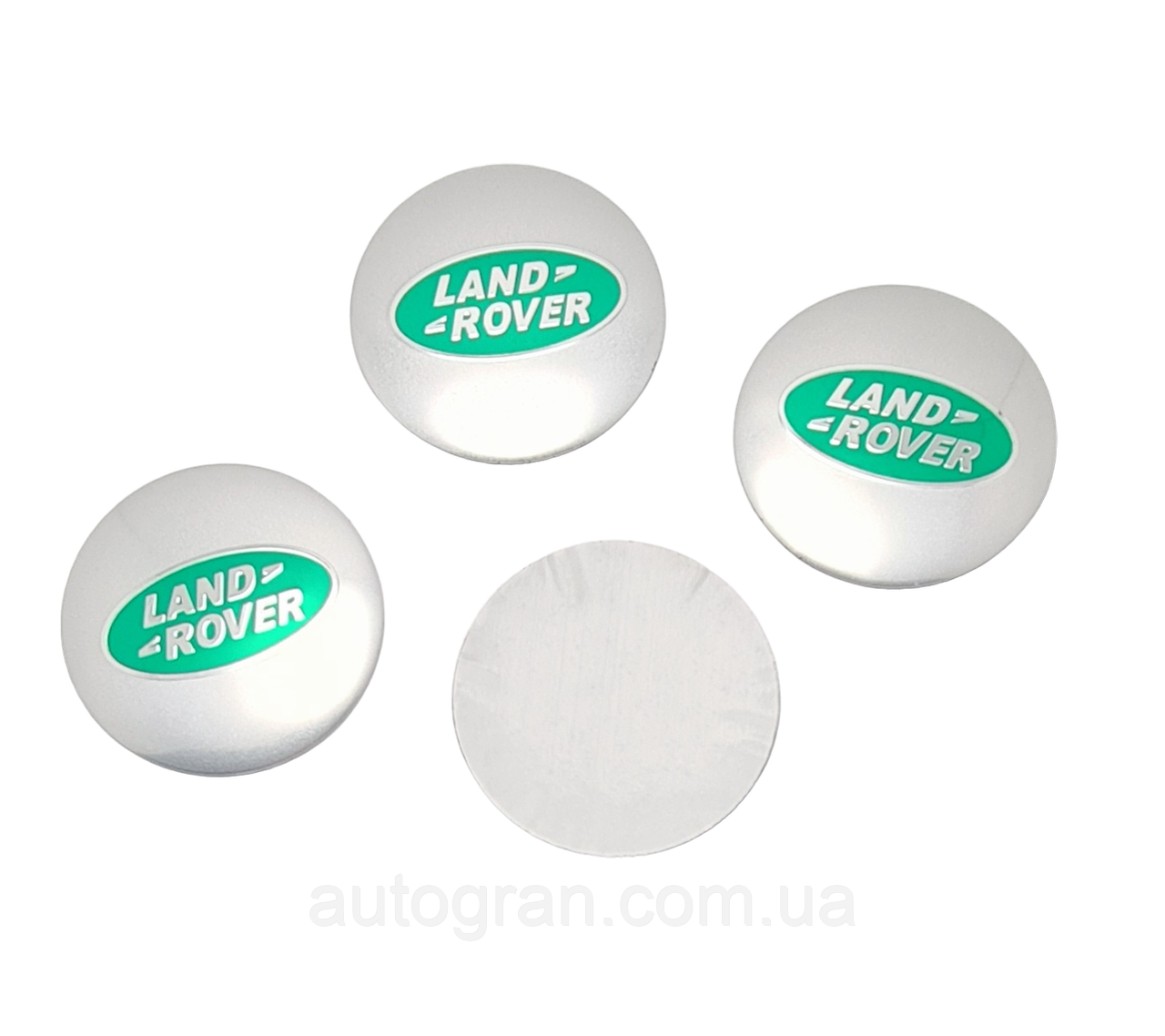 Наклейки на ковпачки литих дисків Land Rover 56 мм, фото 1