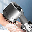Масажна Турбо лійка обертання 360° TURBOCHARGED SHOWER HEAD Водоощадна насадка для душу, фото 4