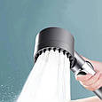 Масажна Турбо лійка обертання 360° TURBOCHARGED SHOWER HEAD Водоощадна насадка для душу, фото 7
