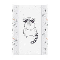 Пеленальная доска Cebababy 50x70 Retro Autumn W-200-000-636, Raccoon, белый