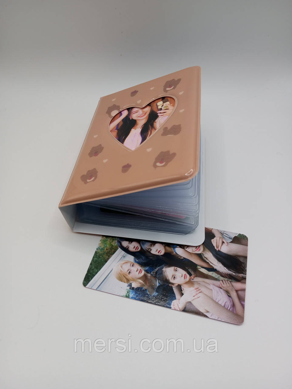 Біндер для фотокарток К-ПОП альбом для карток K-POP lomo card на 40+1 шт №2, фото 1
