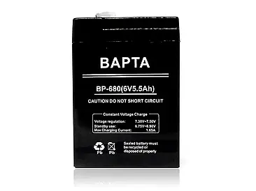 Акумуляторна батарея 6 В 5,5 А·год BAPTA BP-680 BF