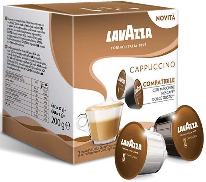 Капсули Dolce Gusto Lavazza Cappuccino, 8+8 капсул