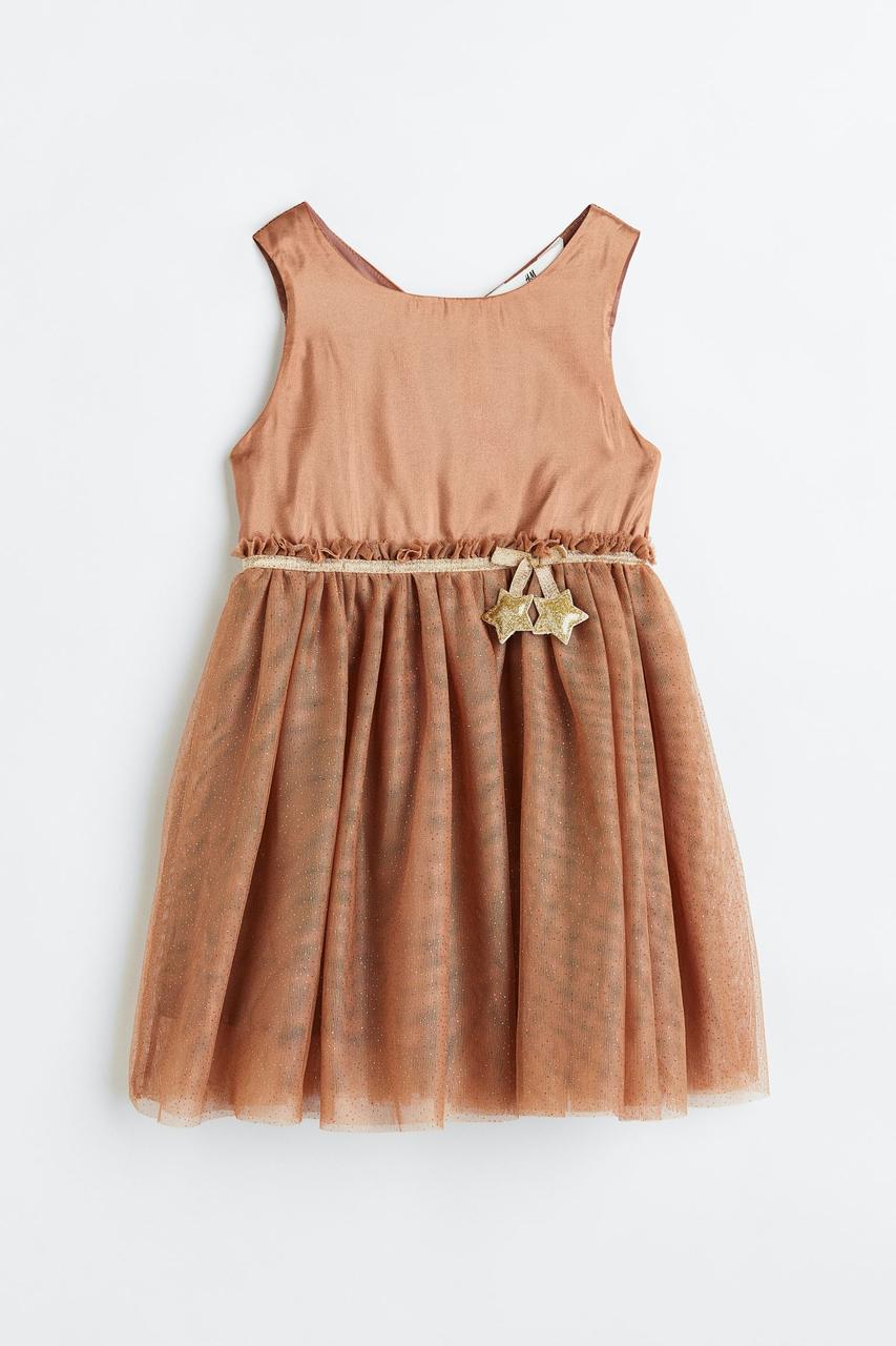 Сукня фатинова бежева H&M  98, 104, 110, 116, 134см
