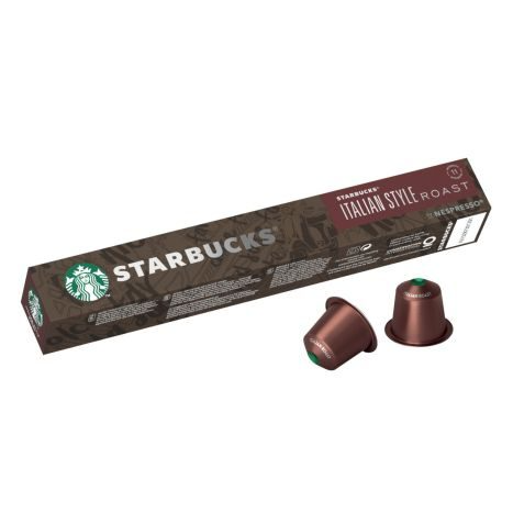 Кава в капсулах Starbucks Italian Style Roast, 10 капсул Nespresso