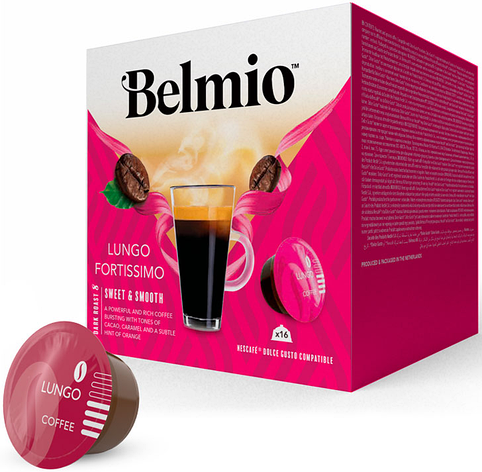 Капсули Belmio Lungo Fortissimo, 16 капсул Dolce Gusto, фото 1