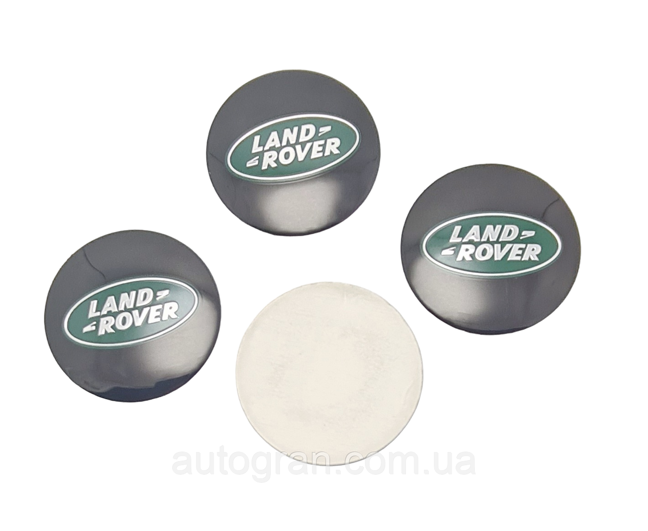 Наклейки на ковпачки литих дисків Land Rover 56мм тип1