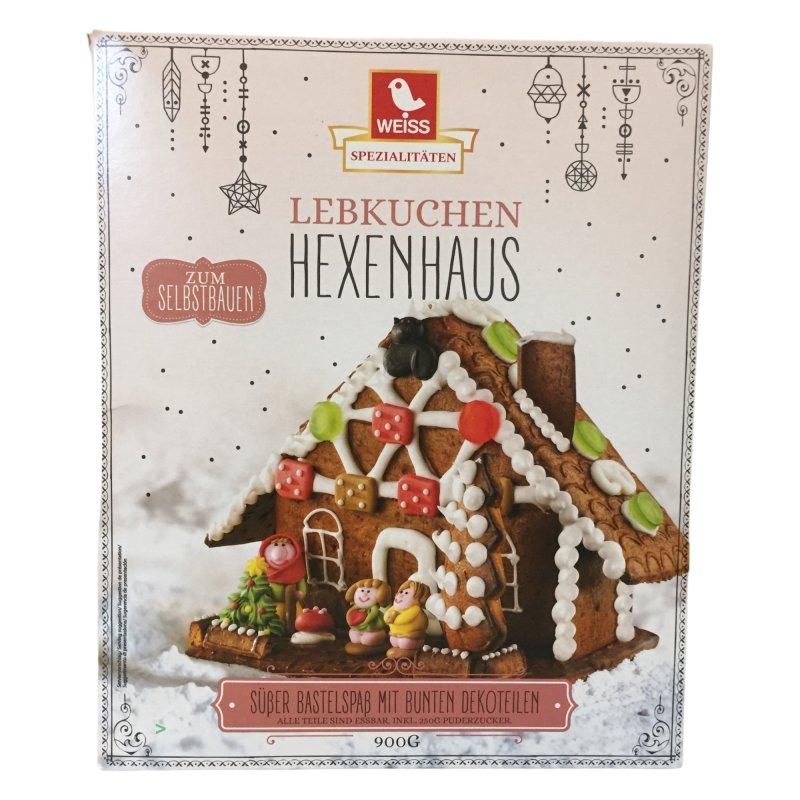 Пряничний будиночок Weiss Lebkuchen Hexenhaus Eisenbahn, 900г