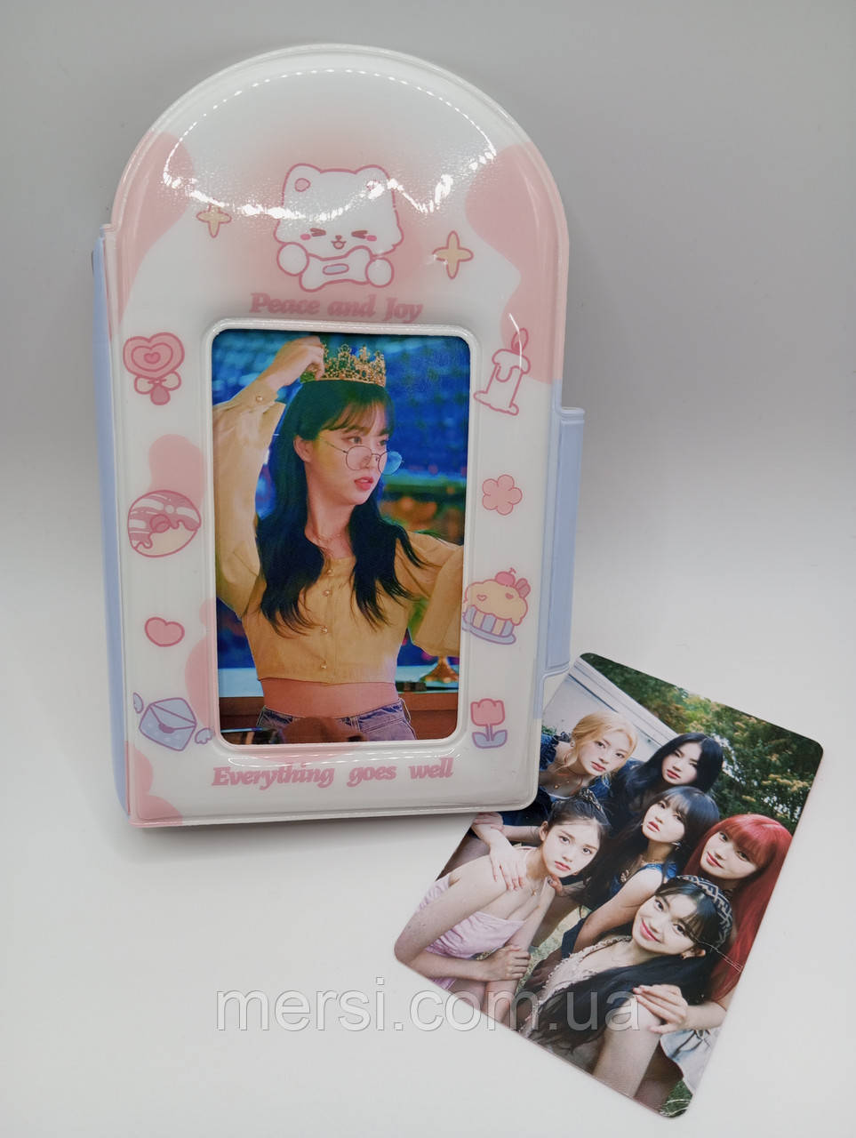 Біндер для фотокарток К-ПОП альбом для карток K-POP lomo card на 32+1 шт №5, фото 1