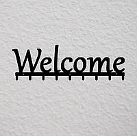 Вішалка для одягу з металу "Welcome" 60 см