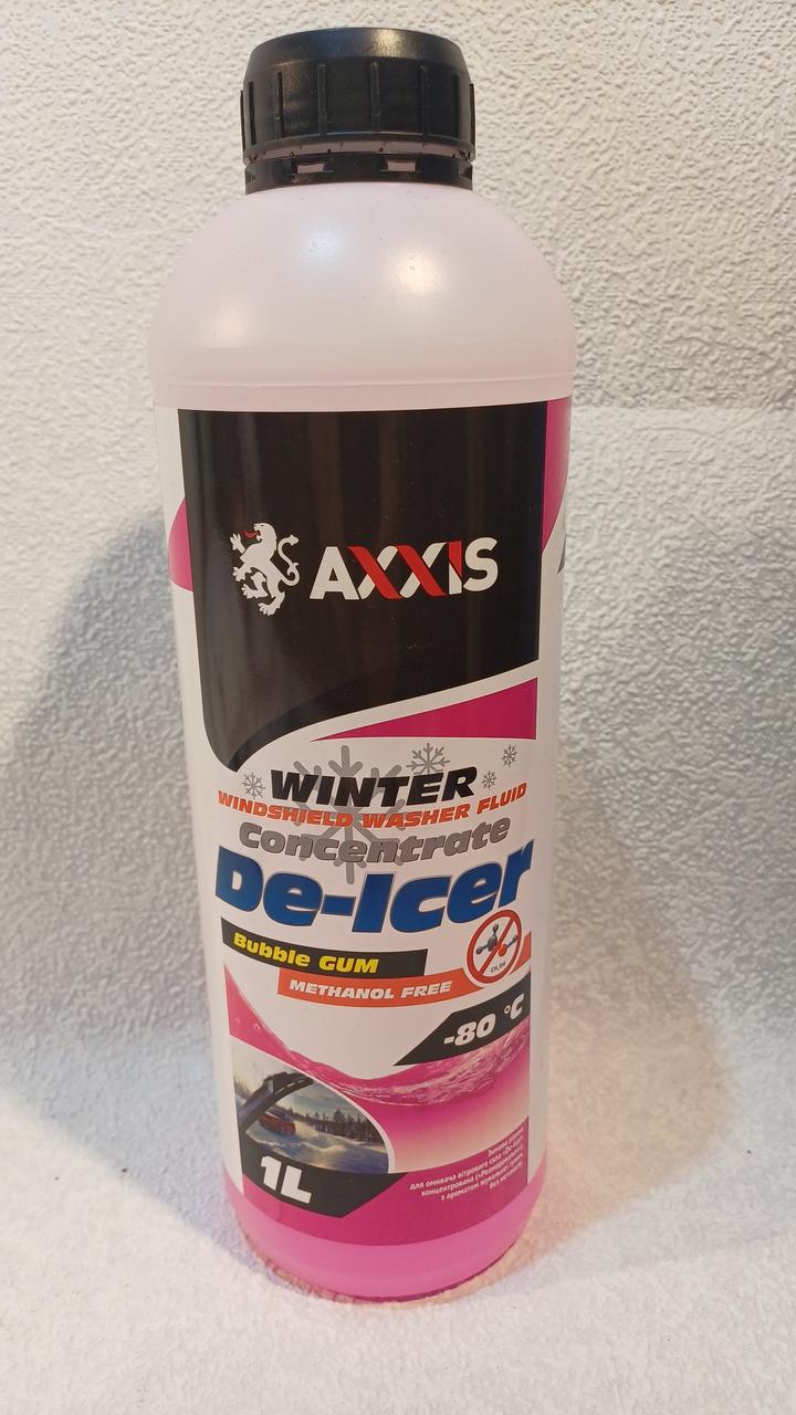 Омивач скла зимовий концентрат -80 Bubble GUM 1 л AXXIS