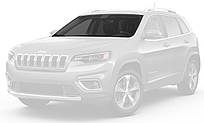 Лобове скло Jeep Cherokee V (KL) (2014) Джип Черокі V (КЛ) з Датчиком дощу та світла з кріпленням та молдингом