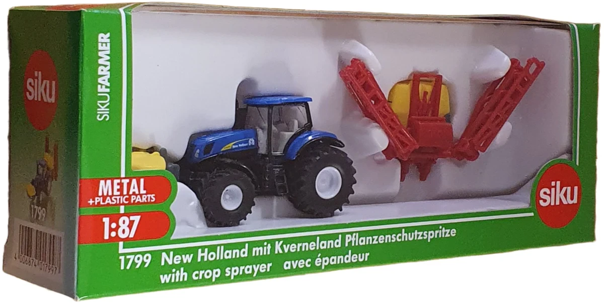 Масштабна модель Трактор New Holland Kverneland SIKU 1799