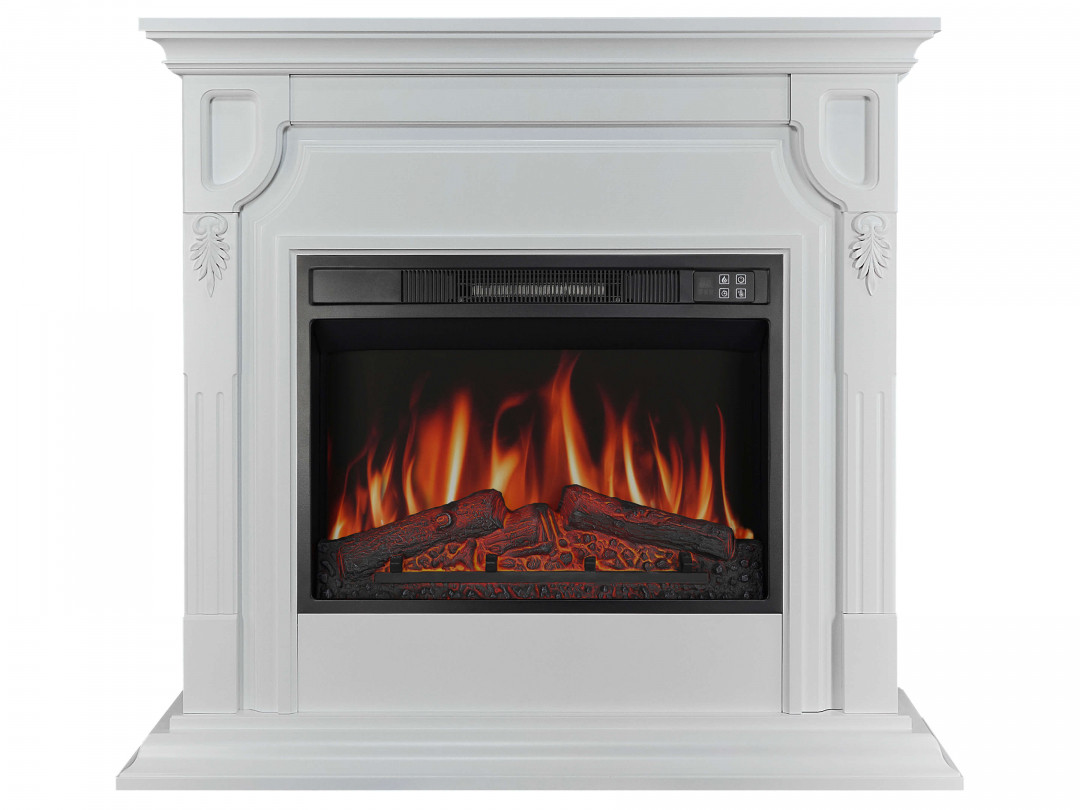 Камінокомплект ArtiFlame Toronto AF23S білий б'янко (100 х 92.1 х 29.9 см) зі звуком