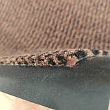 Килимок 150 х 100 см коричневий вологопоглинальний придверний брудозахисний на гумовій основі, фото 3