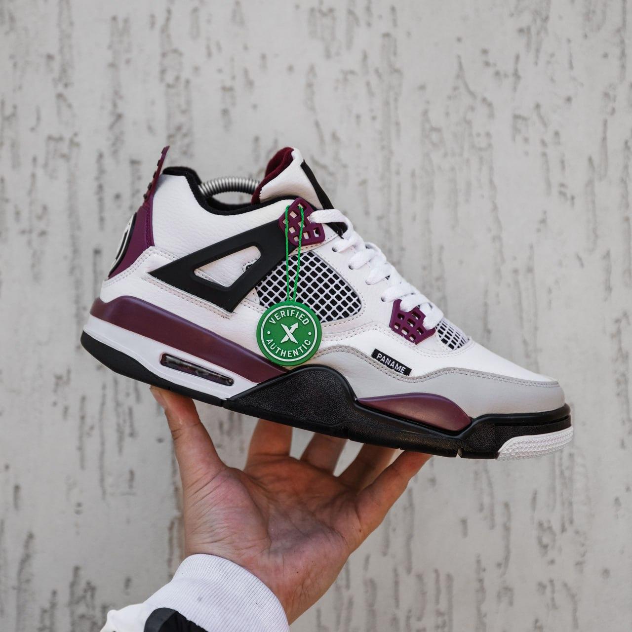 Чоловічі кросівки Nike Air Jordan 4 Retro (білі) високі повсякденні кроси 2429 Найк vkross