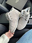 Жіночі стильні уги Ugg Neumel "Grey" (бежеві) модне зимове взуття UG080 Уги топ, фото 3