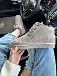 Жіночі стильні уги Ugg Neumel "Grey" (бежеві) модне зимове взуття UG080 Уги топ, фото 6