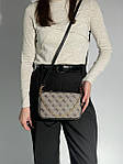 Жіноча сумка Guess Mini Bag Grey (сіра) модна стильна витончена містка сумка KIS17106 топ, фото 2