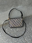 Жіноча сумка Guess Mini Bag Grey (сіра) модна стильна витончена містка сумка KIS17106 топ, фото 8