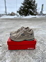 Мужские зимние кроссовки New Balance 1906R Beige Gore-Tex Fur (бежевые) повседневные кроссы art0548 НБ vkross