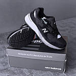 Чоловічі кросівки New Balance 992 (чорні) демісезонні спортивні стильні кроси 6386 Нью Беленс топ, фото 2