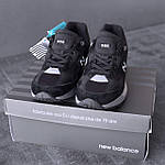 Чоловічі кросівки New Balance 992 (чорні) демісезонні спортивні стильні кроси 6386 Нью Беленс топ, фото 4