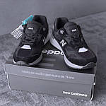 Чоловічі кросівки New Balance 992 (чорні) демісезонні спортивні стильні кроси 6386 Нью Беленс топ, фото 6