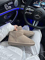 Женские стильные угги Ugg Ultra Mini Sand (бежевые) модная зимняя обувь 5855-13 Угги house