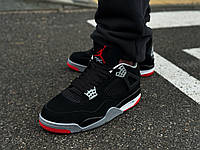 Кроссовки мужские Nike Air Jordan 4 Retro "Bred" / 308497-060