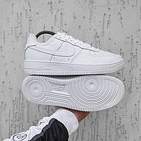 Мужские зимние кроссовки Nike Air Force Winter (белые) низкие стильные кроссовки 2504 Найк cross