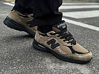 Кроссовки мужские New Balance 990v3 JJJJound "Brown Black" / M990JJ3