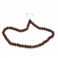 Чотки з рудракші (44 см) (54 намистини) (намистин d-1,7 см)