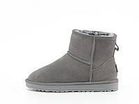 Женские стильные угги UGG Mini (серые) модная зимняя обувь 14518 Угги house