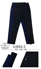 Жіночі стрейчеві джинси НАПIВБАТАЛ 4032-3 весна-осінь.