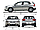 Підкрилки пара задніх Volkswagen Гольф 5 Golf 5, фото 3