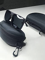 Мужские солнцезащитные очки Porsche с поляризацией Полароид Polarized Водительские Черные Антибликовые
