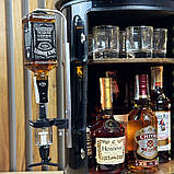 Бочка міні-бар на коліщатках з підсвічуванням, на день народження, юбілей, фото 3