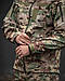 Демісезонна чоловіча Куртка Softshell мультикам на флісі з Капюшоном та Липучками під шеврони, фото 6