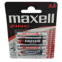 Батарейка R6 Maxell, 1шт (blister по 4шт) AA