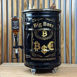 Бочка міні-бар на коліщатках з підсвічуванням, на день народження, юбілей, фото 10