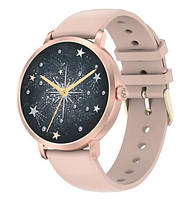 Розумний жіночий годинник смарт Uwatch DTS Pink Sensey