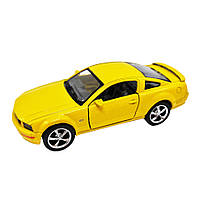 Инерционная машинка FORD MUSTANG GT 2006 Kinsmart КТ5091, 1:42 (Желтый) Sensey Інерційна машинка FORD MUSTANG