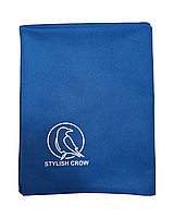 Рушник з гладкої мікрофібри Stylish Crow синій 50 x 80 см