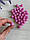 Намистини з пухирцями круглі " Ожина" 12 мм  рожеві  500 грам, фото 7
