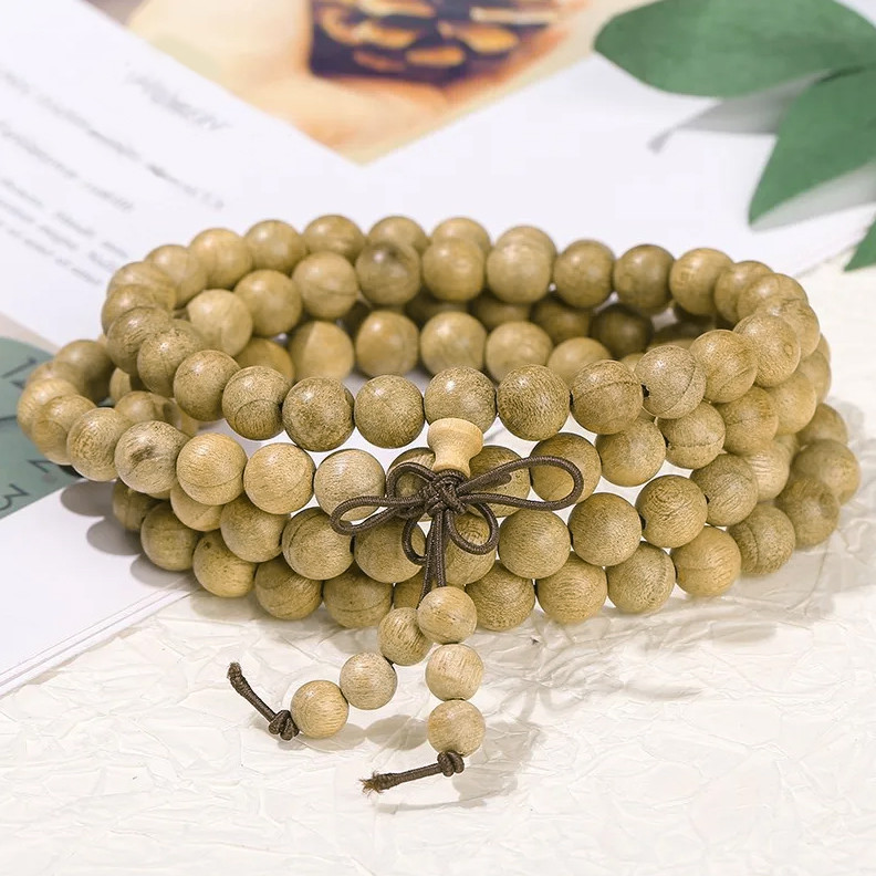 Сандалові чотки 108 намистин 8 мм, фото 1